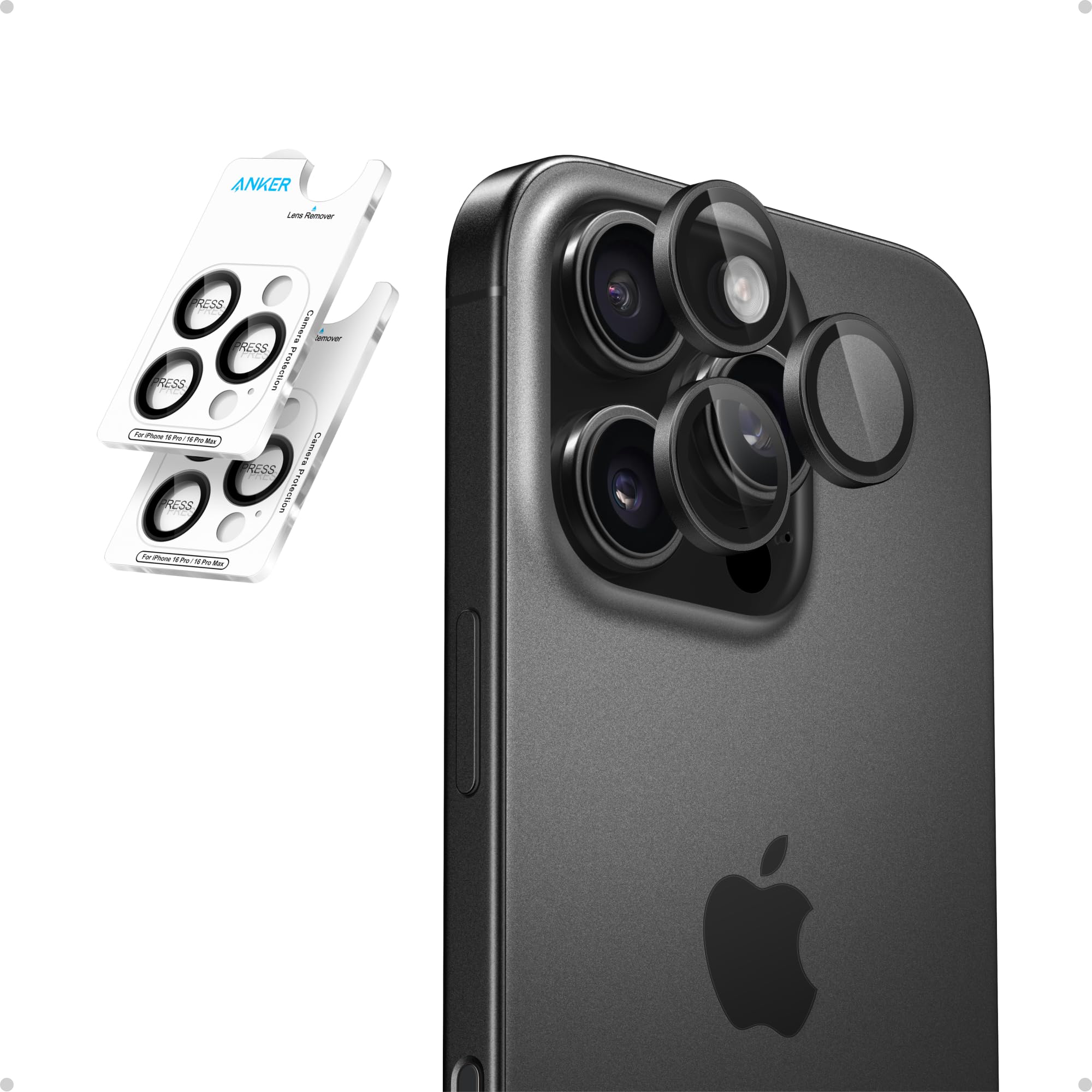 Amazon.co.jp: Anker iPhone 15 Pro/15 Pro Max 用 カメラレンズ